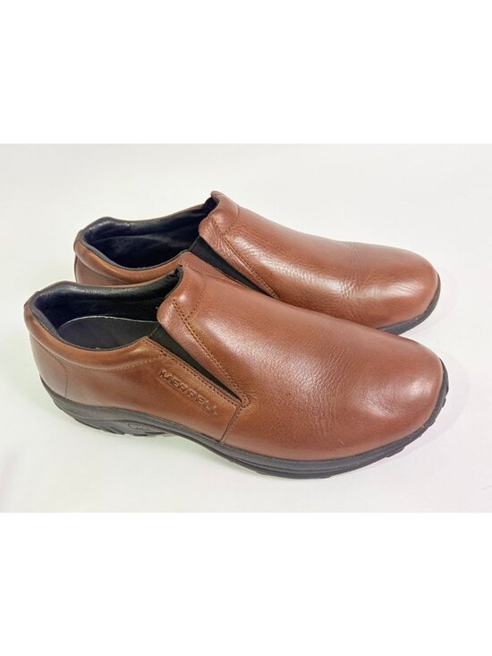 Merrell Jungle Moc Mens Size 13 US Brown Leather Slip On Loafer Shoes J63883 main image 7